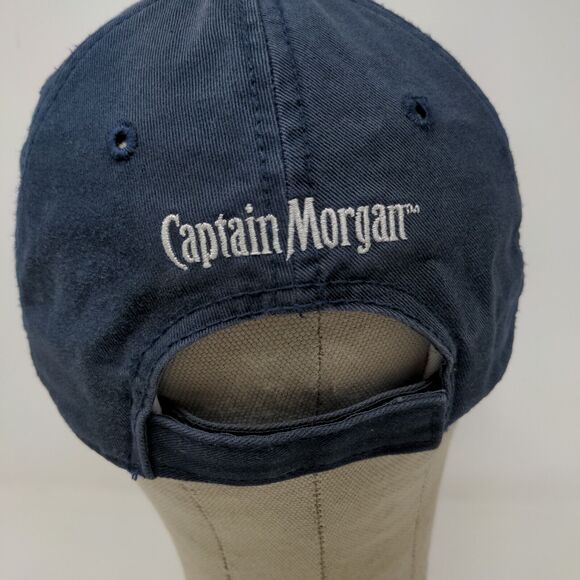 Captain Morgan Rum Mens Hat Blue OSFA Strapback Captain in You Embroidered Logo - Picture 8 of 12